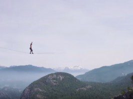 slackline record du monde