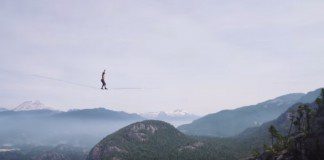 slackline record du monde